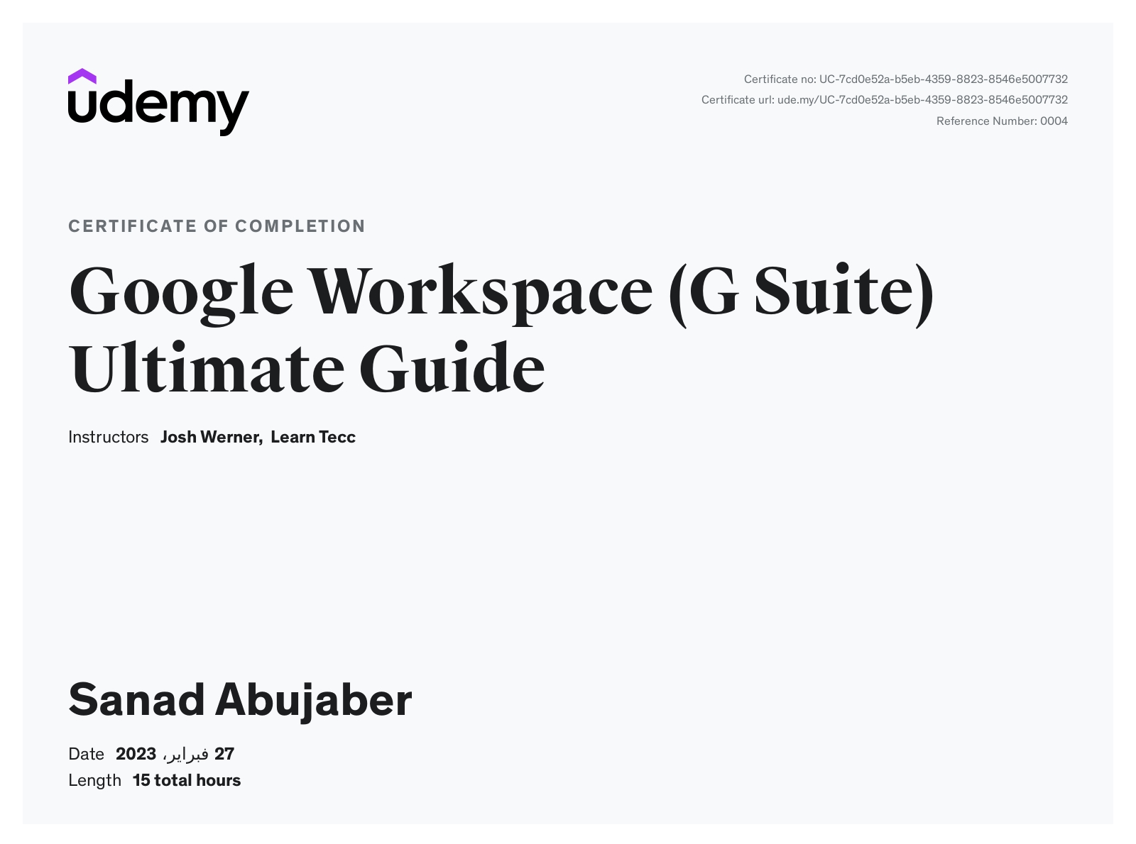 Google Workspace Certification