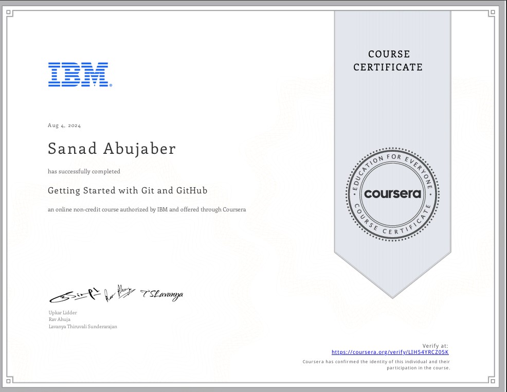 Getting Started with Git and GitHub Certification