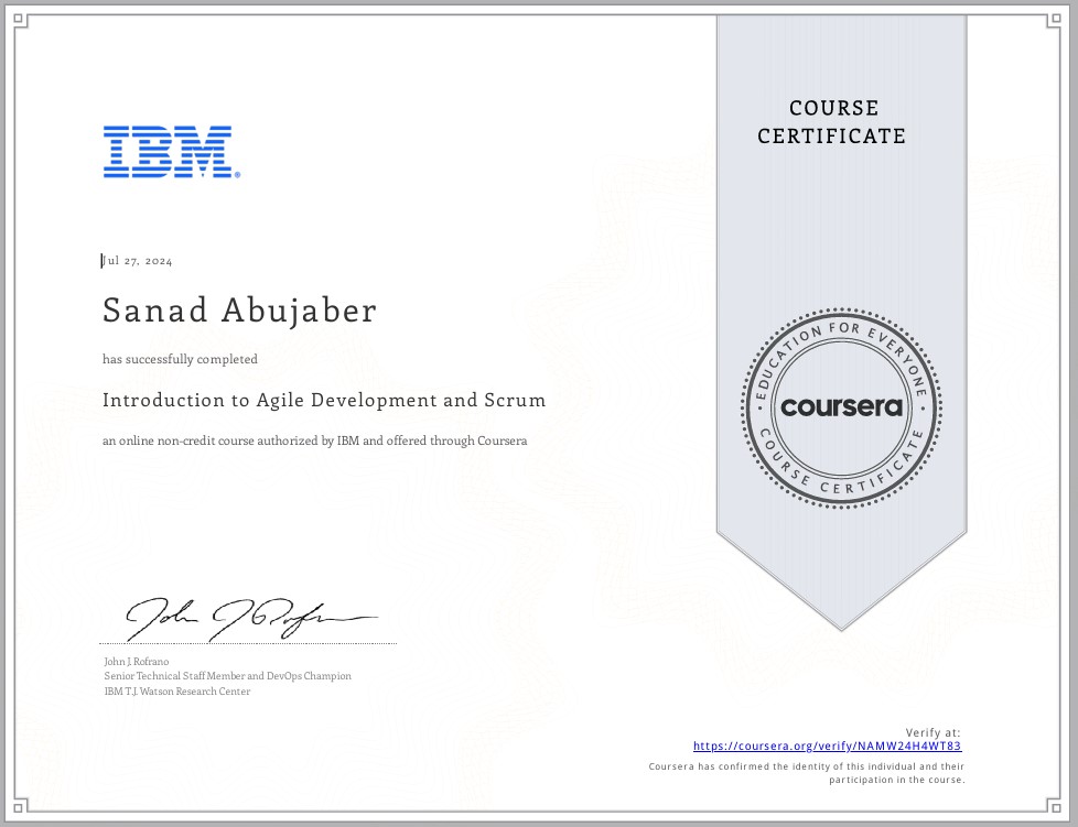 Introduction to Agile and Scrum Certification