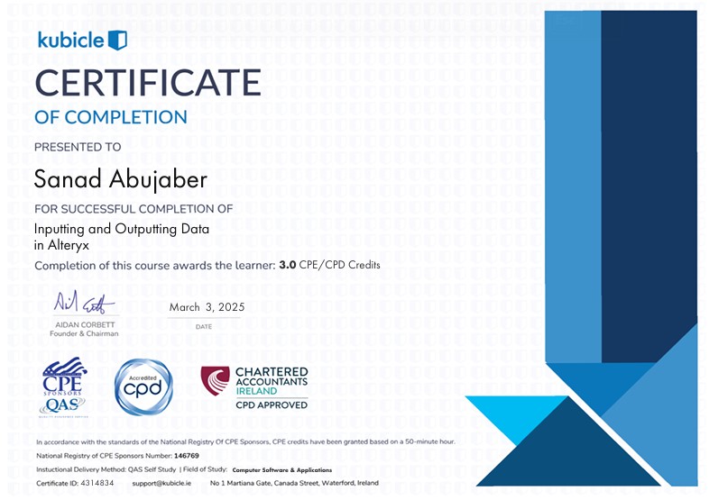 Data Visualization Certification